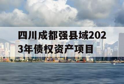 四川成都强县域2023年债权资产项目