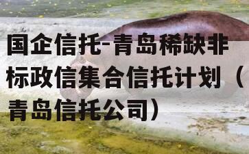 国企信托-青岛稀缺非标政信集合信托计划（青岛信托公司）