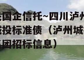 央国企信托～四川泸州城投标准债（泸州城投集团招标信息）