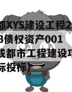 成都XYS建设工程2023债权资产001（成都市工程建设项目招标投标）