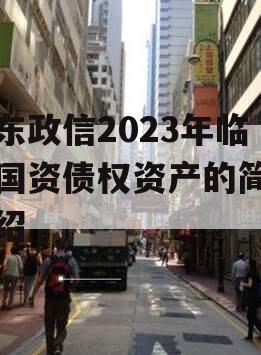 山东政信2023年临清国资债权资产的简单介绍