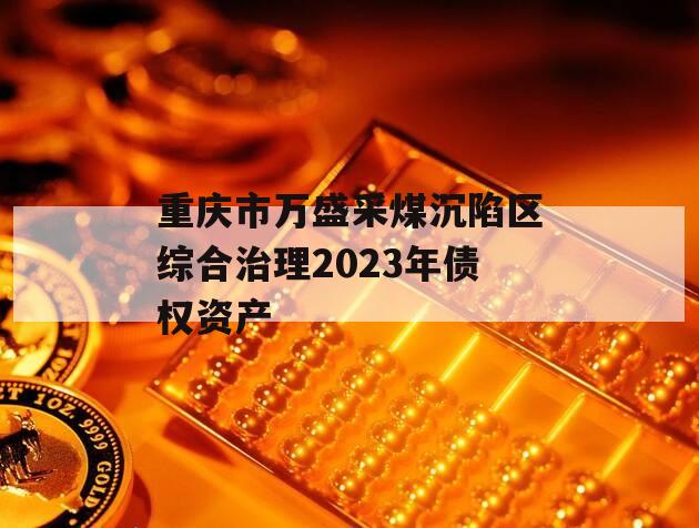 重庆市万盛采煤沉陷区综合治理2023年债权资产