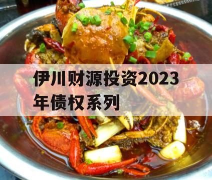 伊川财源投资2023年债权系列