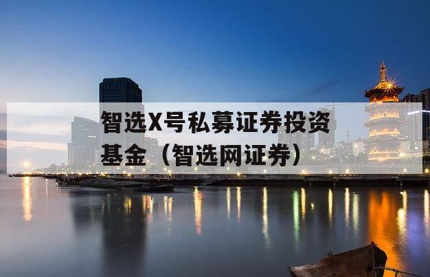 智选X号私募证券投资基金（智选网证券）