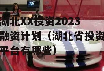 湖北XX投资2023融资计划（湖北省投资平台有哪些）