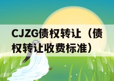 CJZG债权转让（债权转让收费标准）