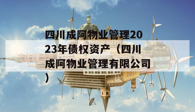 四川成阿物业管理2023年债权资产（四川成阿物业管理有限公司）