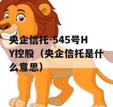 央企信托-545号HY控股（央企信托是什么意思）