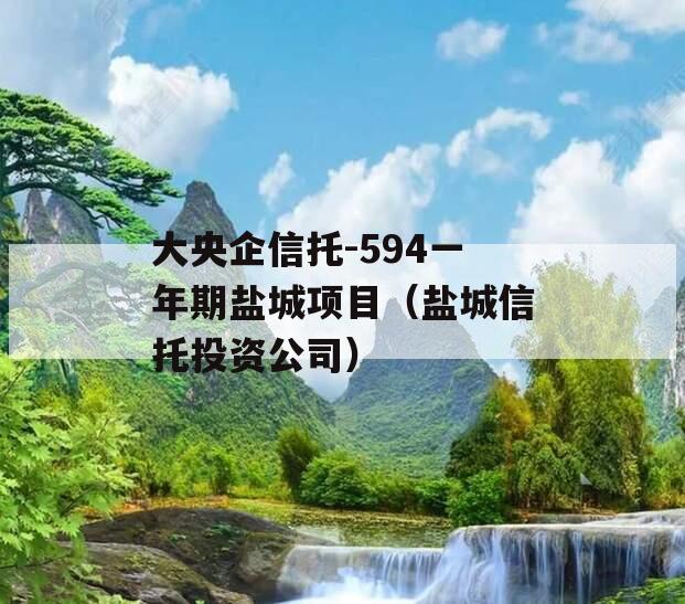 大央企信托-594一年期盐城项目（盐城信托投资公司）