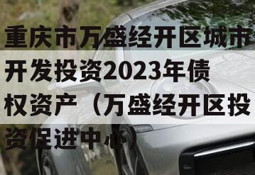 重庆市万盛经开区城市开发投资2023年债权资产（万盛经开区投资促进中心）