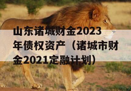 山东诸城财金2023年债权资产（诸城市财金2021定融计划）