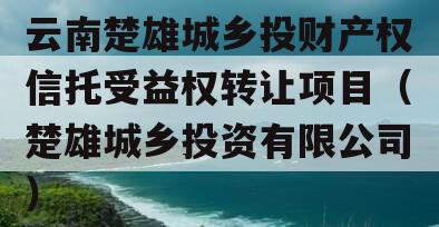 云南楚雄城乡投财产权信托受益权转让项目（楚雄城乡投资有限公司）