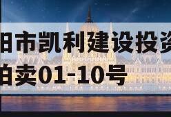 资阳市凯利建设投资债权拍卖01-10号