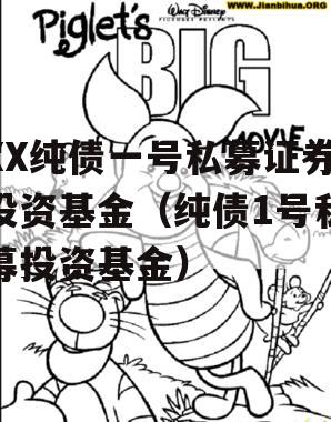 XX纯债一号私募证券投资基金（纯债1号私募投资基金）