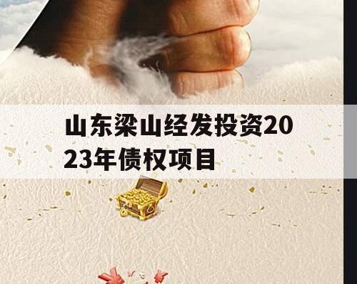 山东梁山经发投资2023年债权项目