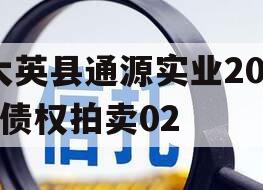 大英县通源实业2023债权拍卖02