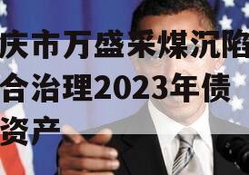 重庆市万盛采煤沉陷区综合治理2023年债权资产