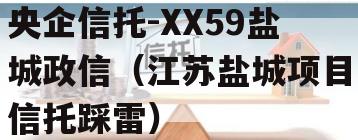 央企信托-XX59盐城政信（江苏盐城项目信托踩雷）