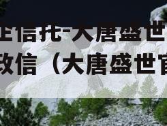 国企信托-大唐盛世2号政信（大唐盛世官网）