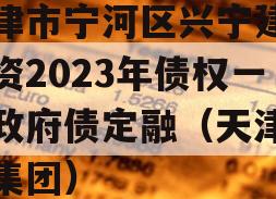 天津市宁河区兴宁建设投资2023年债权一号政府债定融（天津兴宁集团）