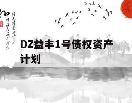 DZ益丰1号债权资产计划