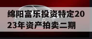 绵阳富乐投资特定2023年资产拍卖二期