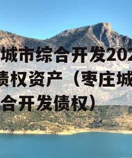 庄城市综合开发2023债权资产（枣庄城市综合开发债权）