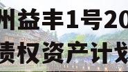 邓州益丰1号2023年债权资产计划