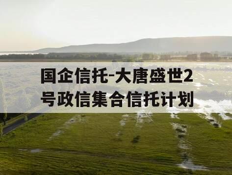 国企信托-大唐盛世2号政信集合信托计划