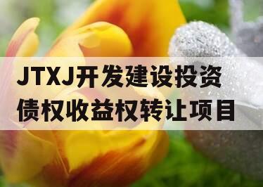 JTXJ开发建设投资债权收益权转让项目 