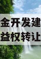 金堂兴金开发建设投资债权收益权转让项目