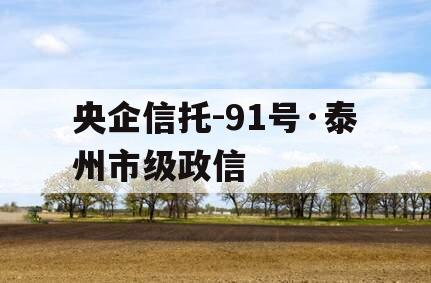 央企信托-91号·泰州市级政信