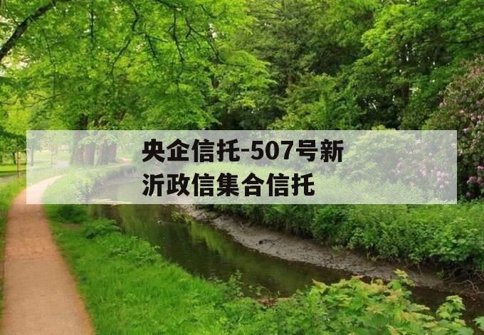 央企信托-507号新沂政信集合信托