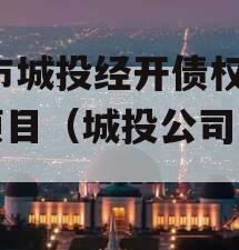 ZK市城投经开债权系列项目（城投公司开发）