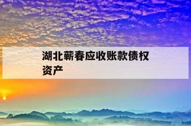 湖北蕲春应收账款债权资产