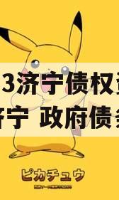 2023济宁债权资产（济宁 政府债务）