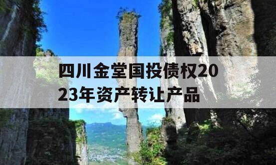 四川金堂国投债权2023年资产转让产品