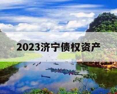 2023济宁债权资产