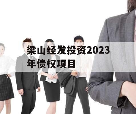 梁山经发投资2023年债权项目