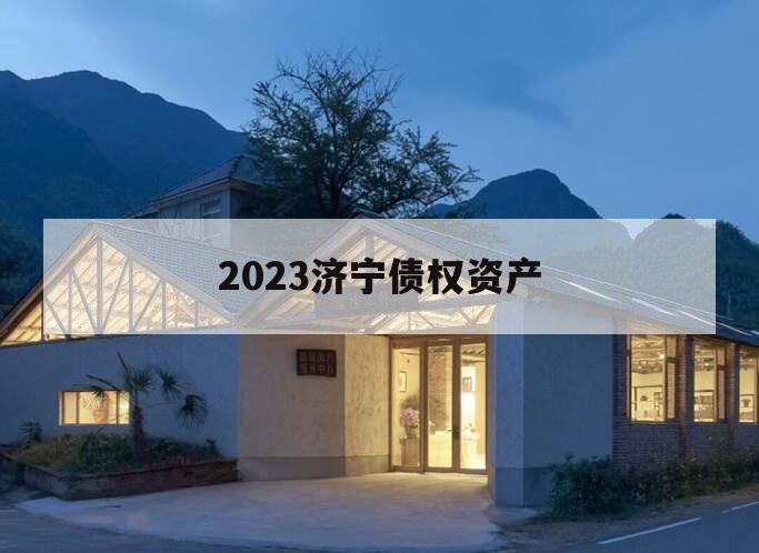 2023济宁债权资产