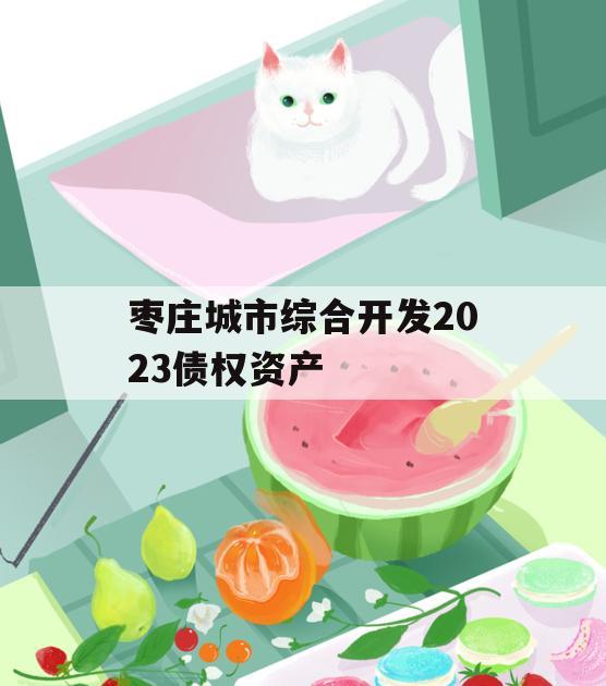 枣庄城市综合开发2023债权资产