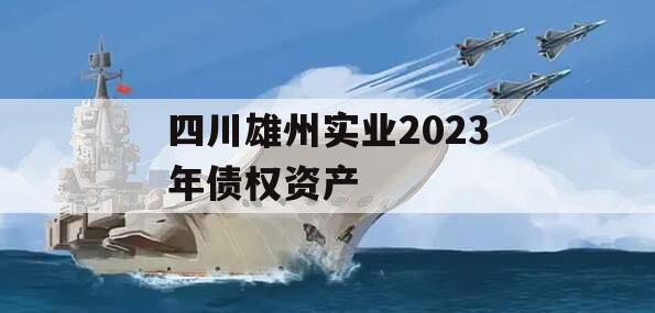 四川雄州实业2023年债权资产