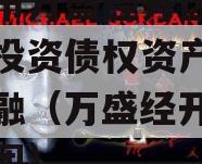 重庆市万盛经开区城市开发投资债权资产政府债定融（万盛经开区投资集团）