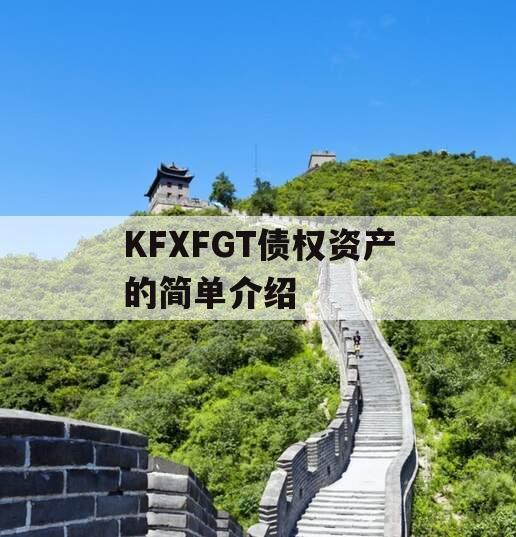 KFXFGT债权资产的简单介绍