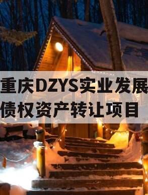 重庆DZYS实业发展债权资产转让项目