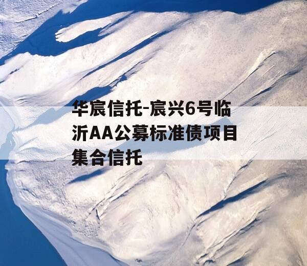 华宸信托-宸兴6号临沂AA公募标准债项目集合信托