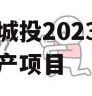 江油城投2023年债权资产项目