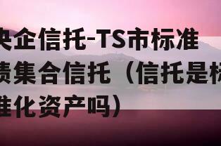 央企信托-TS市标准债集合信托（信托是标准化资产吗）