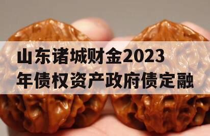 山东诸城财金2023年债权资产政府债定融