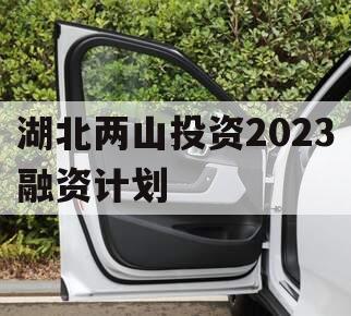 湖北两山投资2023融资计划